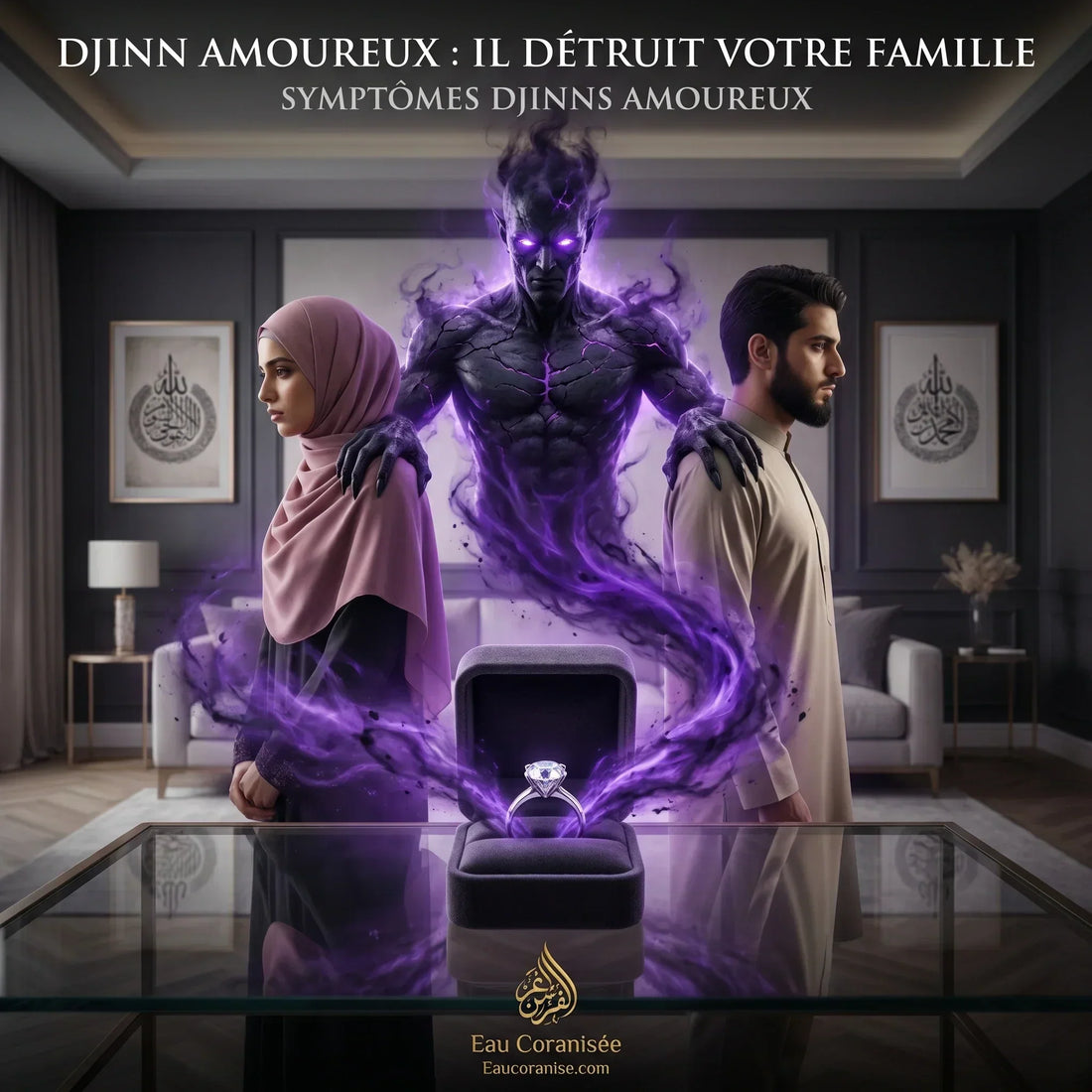Le Djinn Amoureux qui bloque le mariage et l'intimité.